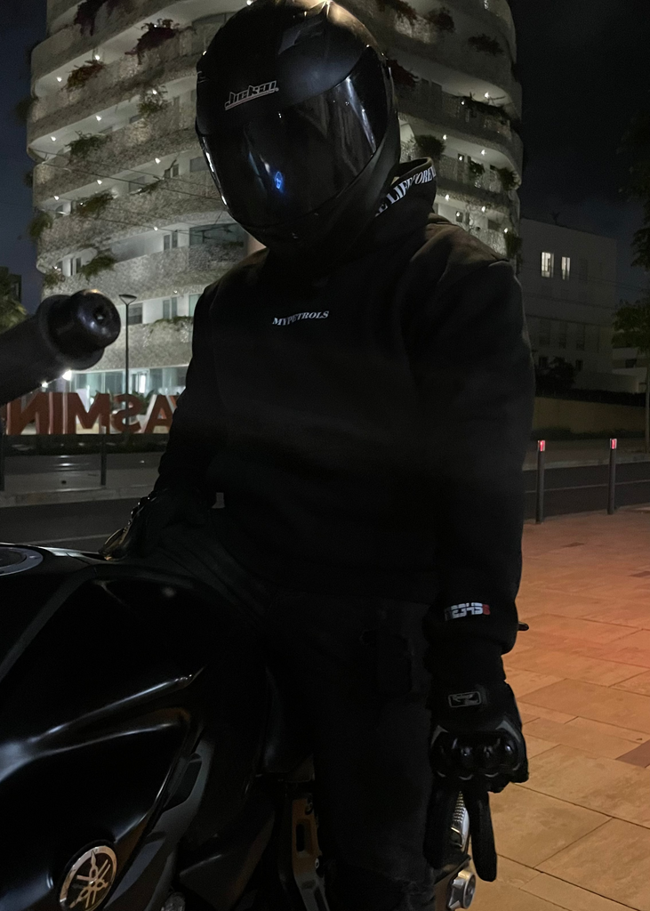HOODIE MT-07 Black (Tech Black)